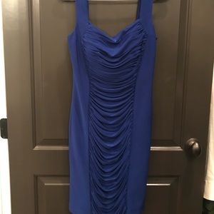 Blue cocktail dress